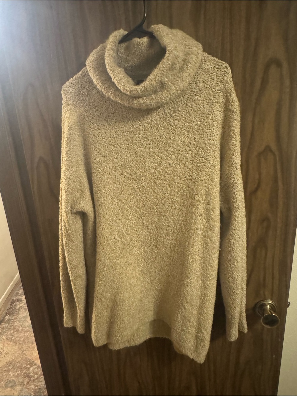 GAP Cozy Camel Cowl Neck Sweater